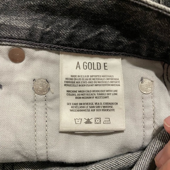 AGOLDE Jeanette Denim Mini Skirt in East Village Grey - Picture 8 of 9